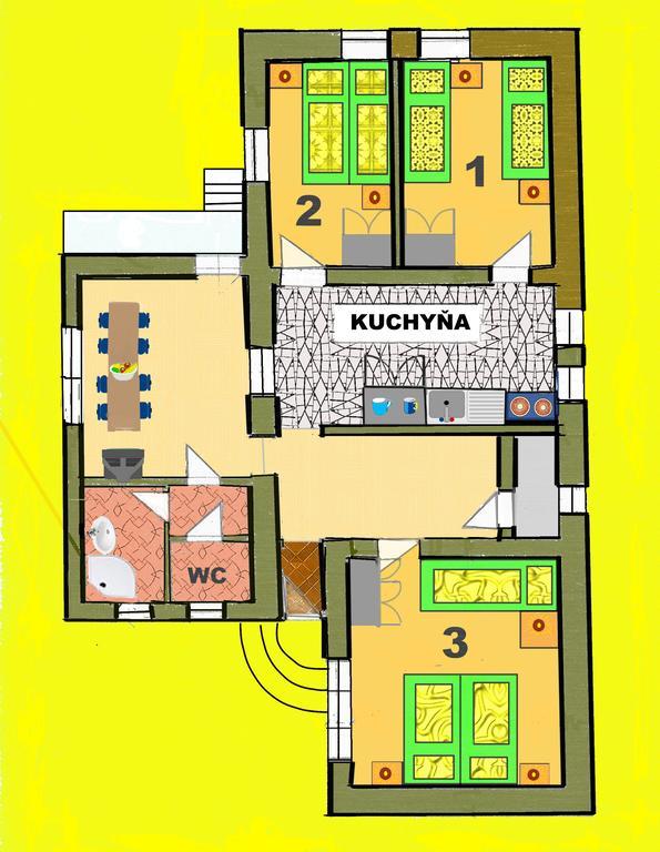 Chalupa Pri Vodopade Lúčky Szoba fotó